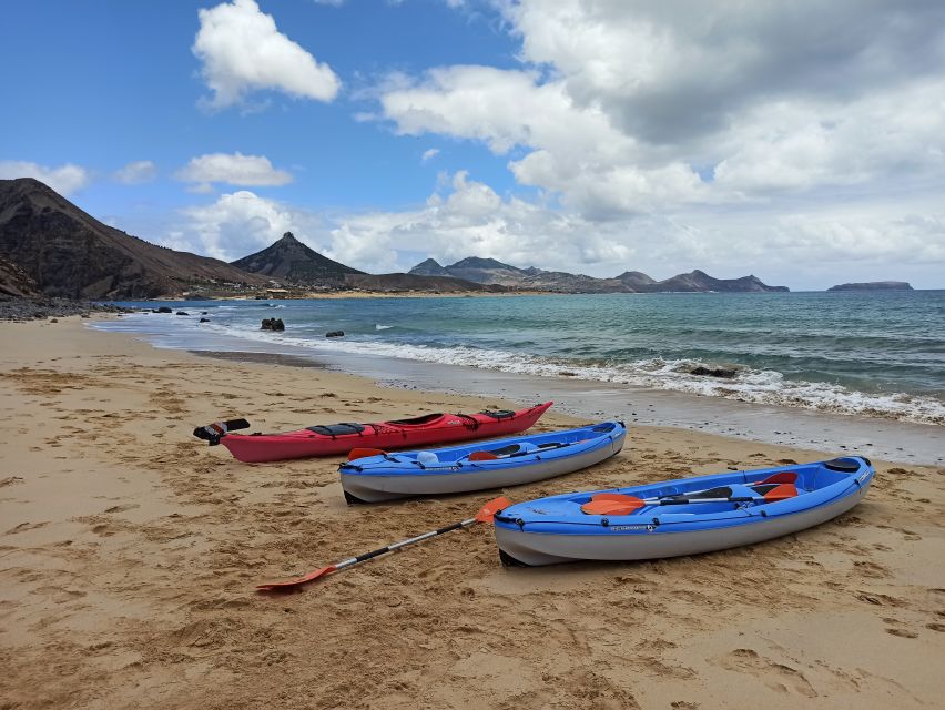 Porto Santo: Kayak Tour From Ponta Calheta - Tour Routes