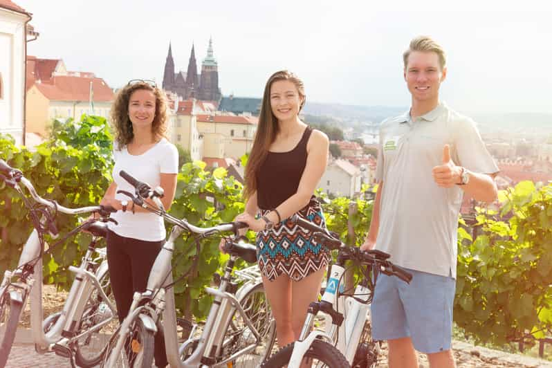 Prague: E-Bike Small Group or Private Highlights Tour - Tour Duration and Itinerary