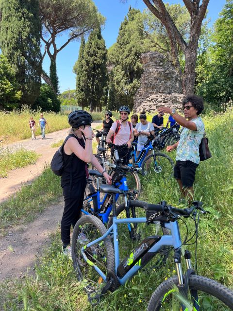 Rome: Appian Way & Catacomb Sunset E-Bike Tour With Aperitif - Frequently Asked Questions