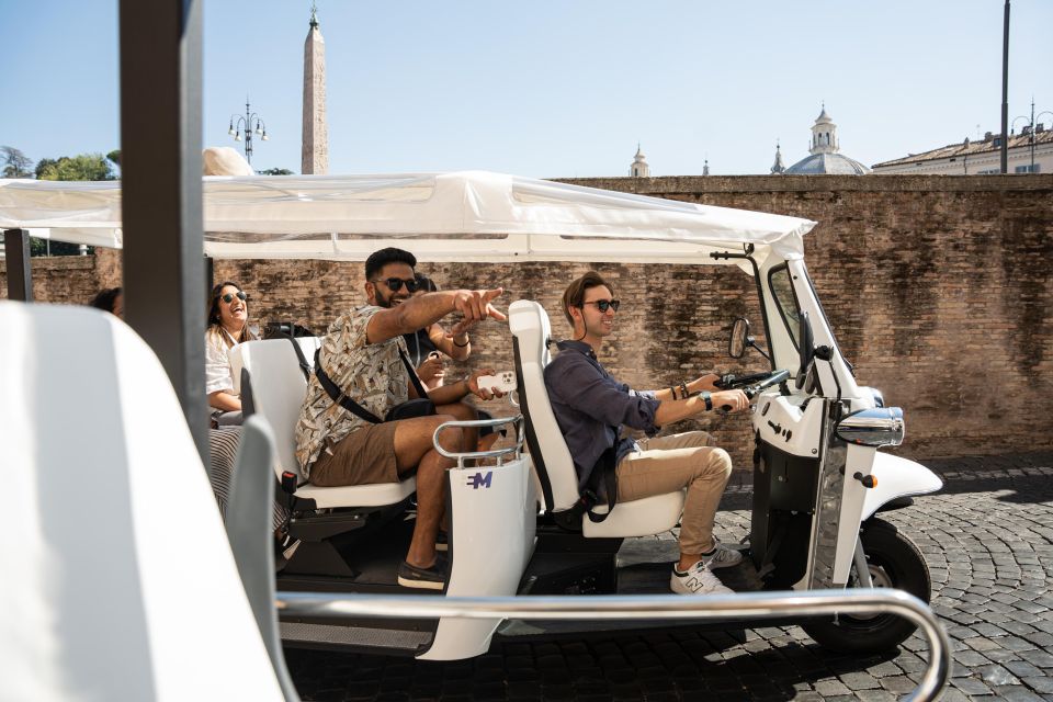 Rome: Tuk Tuk Private Tour With Hotel Pickup and Prosecco - Booking Information