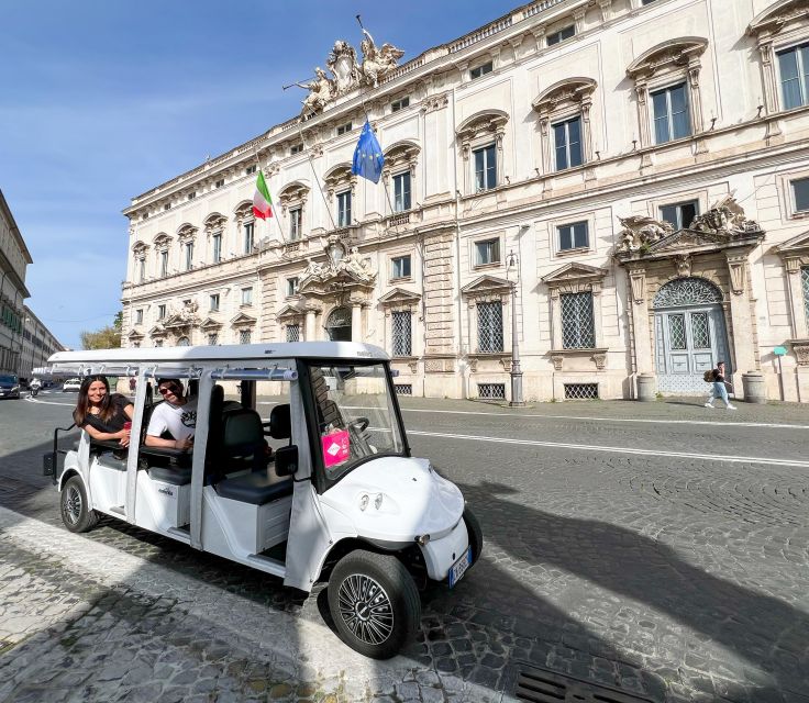 Rome Unveiled: Small-group Golf Cart Guided Tour - Inclusions