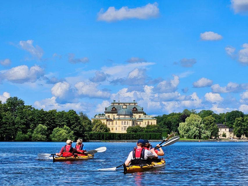Stockholm: Guided Kayak Tour to Drottningholm Royal Palace - Booking Information and Policies