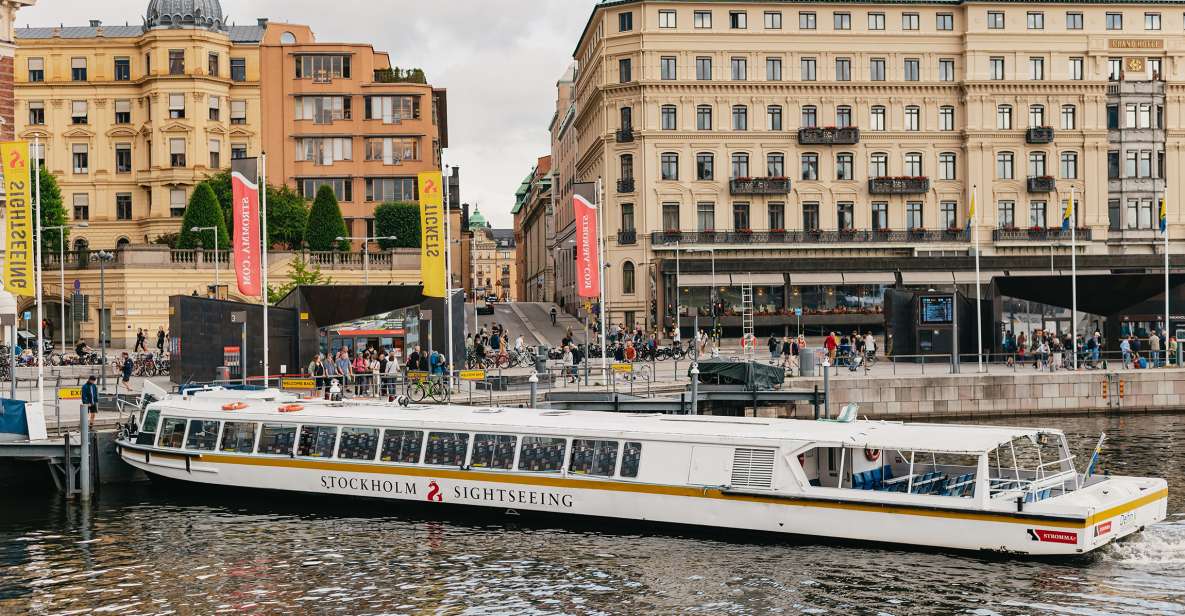 Stockholm: Under the Bridges Boat Tour - Booking and Cancellation Policy