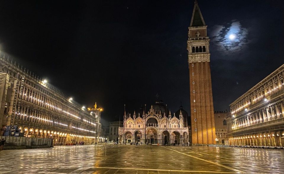 Venice: Guided Night Walking Tour & Saint Marks Basilica - Connection to Saint Mark