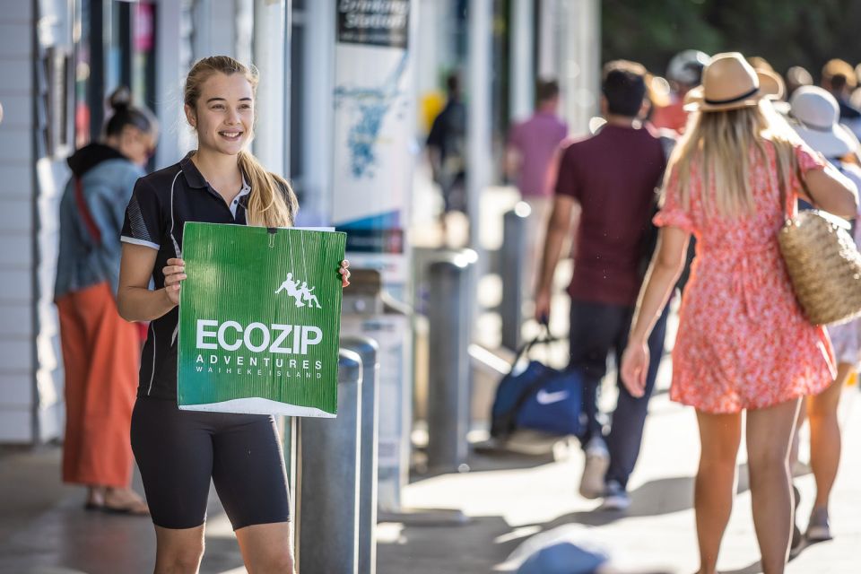 Waiheke Island: Zipline and Native Forest Adventure Trip - Live Tour Guide & Interpretive Walk