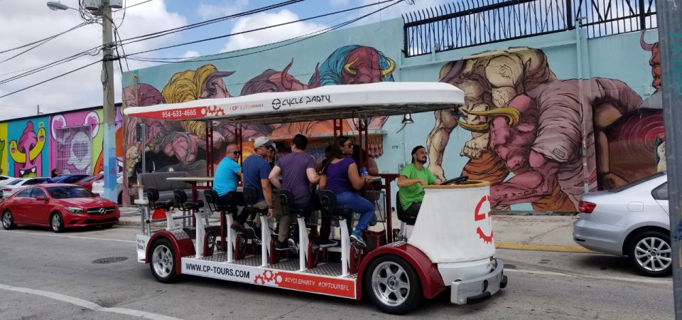 Wynwood Miami: Party Bike Happy Hour Crawl - Miamis Fun Transportation Mode