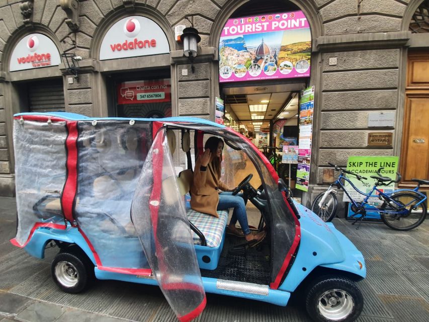 Florence: Eco-Friendly Panoramic Tour in Electric Golf Cart - Frequently Asked Questions