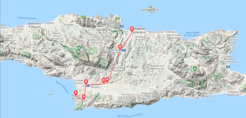 Minoan Luxuries: Ancient Palaces, Messara Wineries & Matala - Frequently Asked Questions