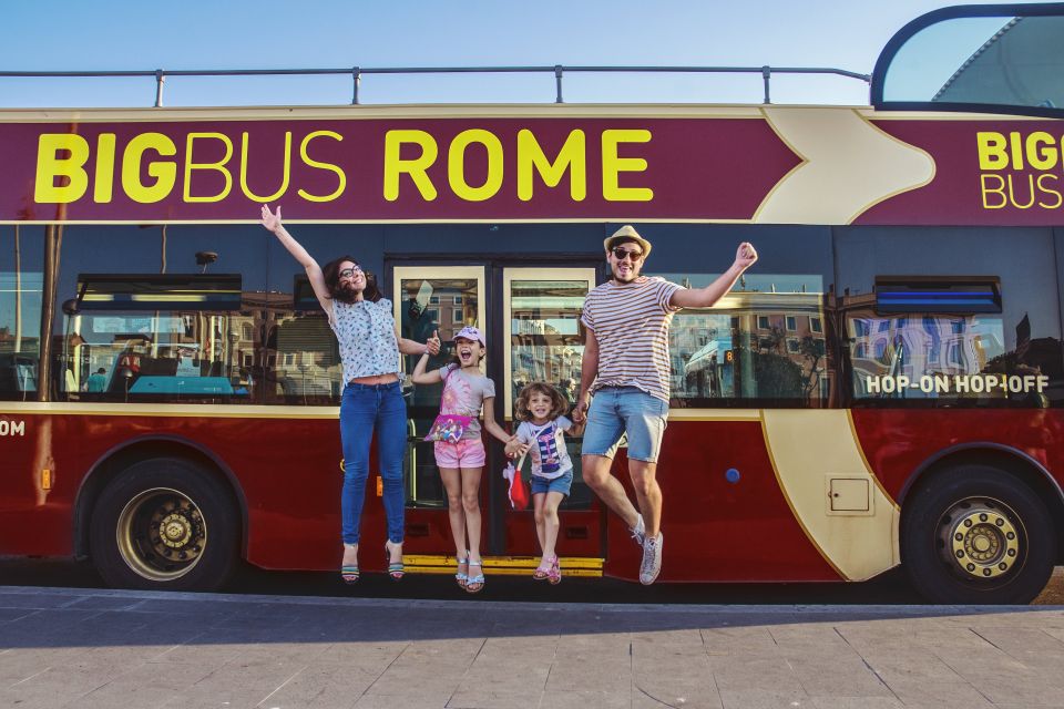 Rome: Big Bus Hop-On Hop-Off Sightseeing Tour W/ Audio Guide - Frequently Asked Questions