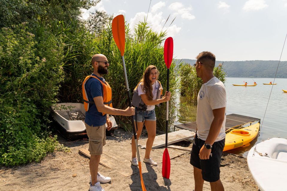 Rome: Castel Gandolfo Kayak & Swimming Lake Tour With Pizza - Frequently Asked Questions