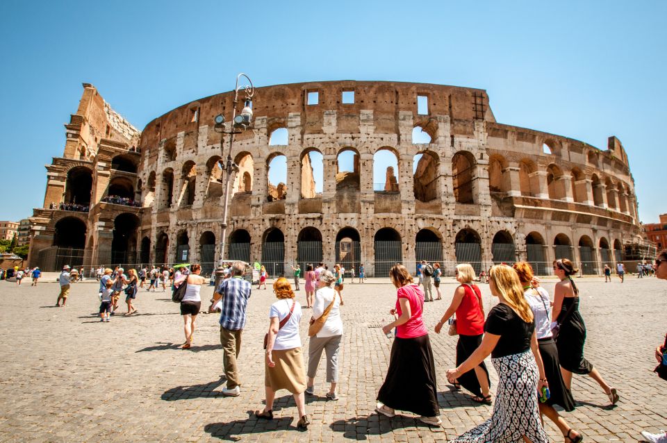 Rome: Colosseum and Roman Forum Guided Walking Tour - Frequently Asked Questions