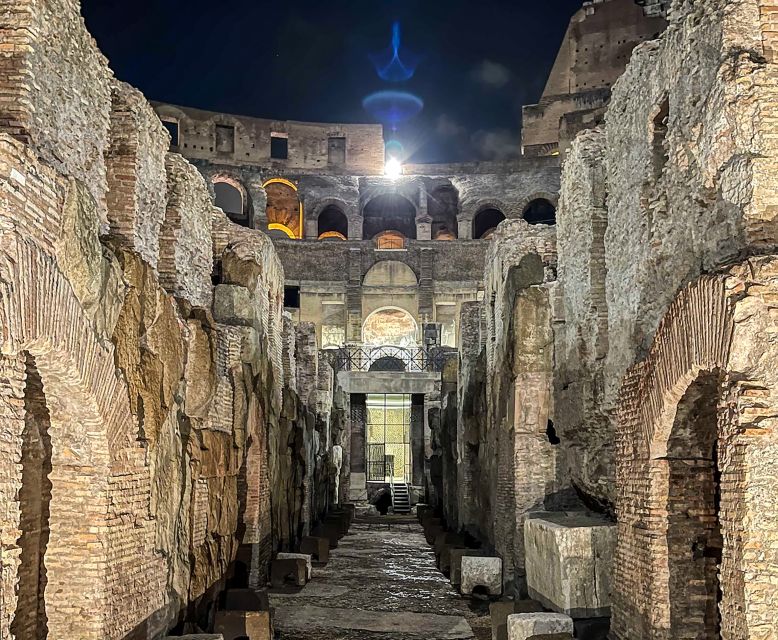 Rome: Colosseum by Night With Underground & Arena Floor Tour - Recap