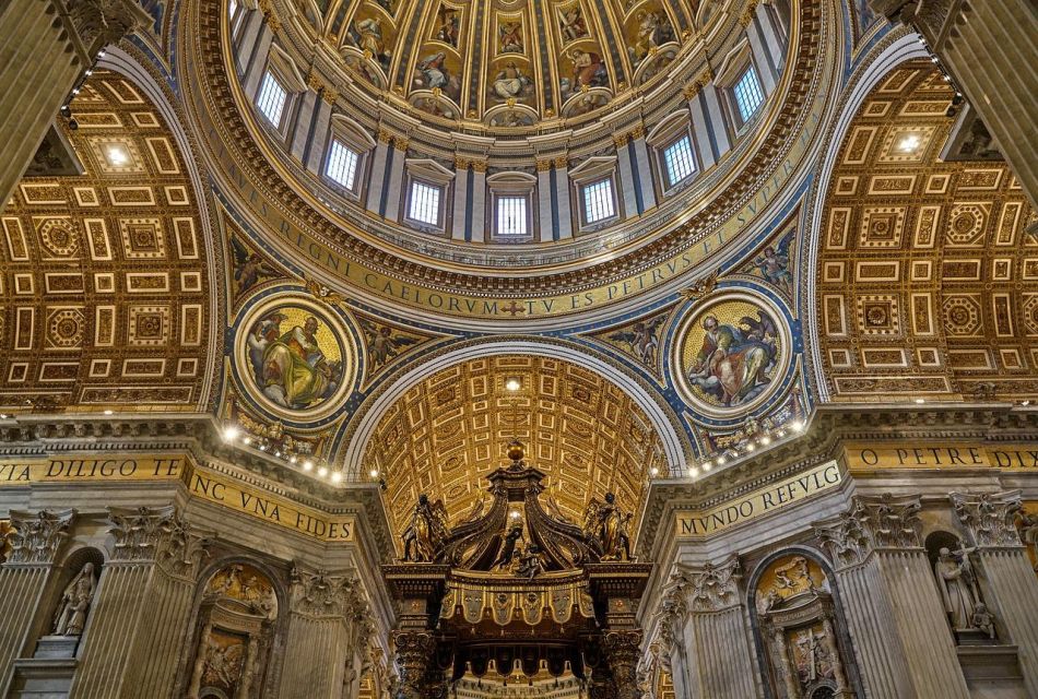 Rome: St. Peters Basilica, Papal Tombs Tour Also With Dome - Recap