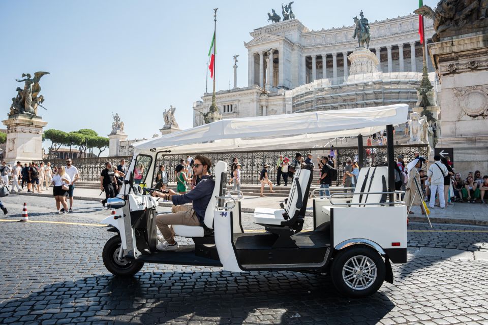 Rome: Tuk Tuk Private Tour With Hotel Pickup and Prosecco - Frequently Asked Questions