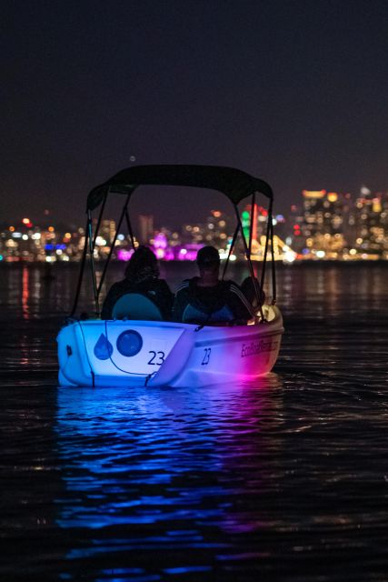 San Diego: Night Date Glow Pedal Boat With Downtown Views - Frequently Asked Questions