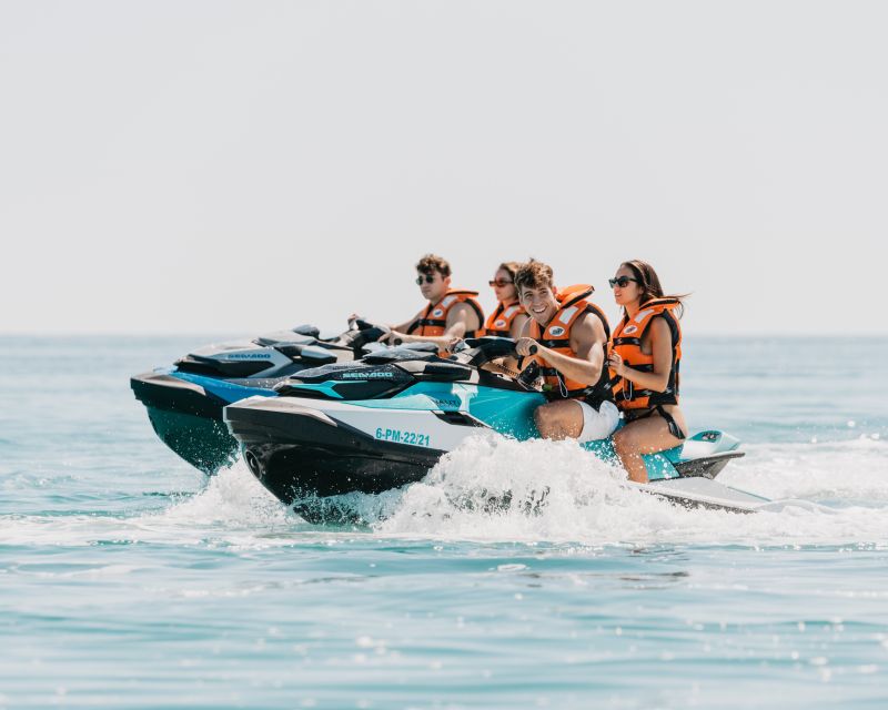 Andratx: Cala En Basset Beach and Caves Jet Ski Tour - Key Points