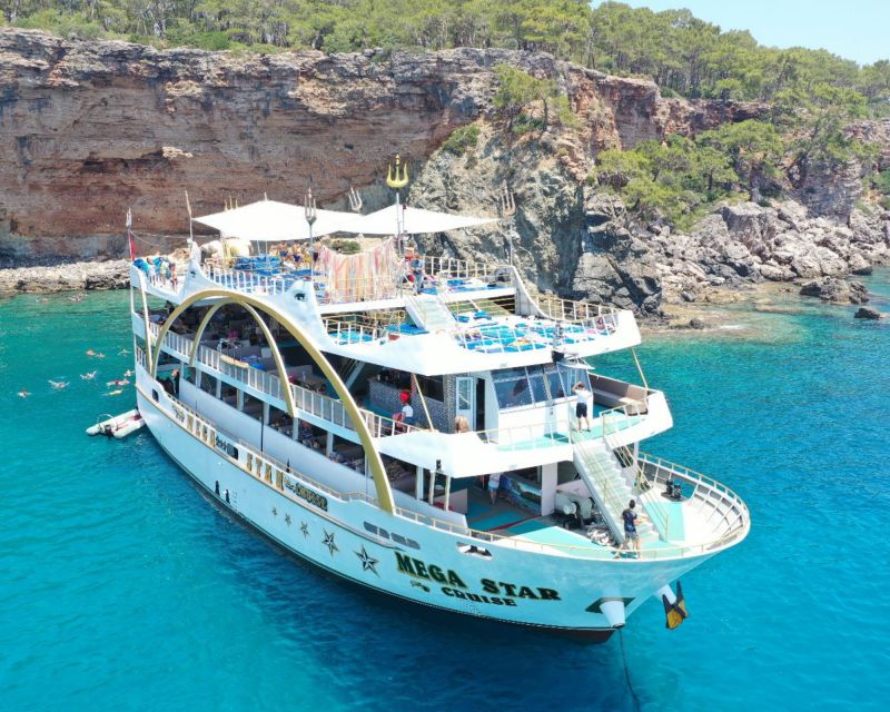 Antalya & Kemer: Megastar Catamaran Cruise With Foam Party - Key Points