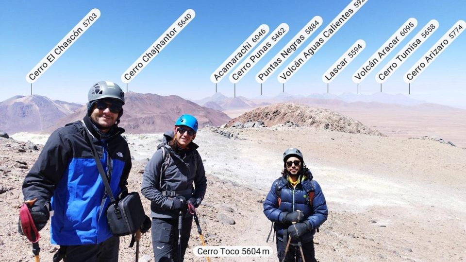 Ascent to Volcano Cerro Toco of 5604 Masl - Key Points