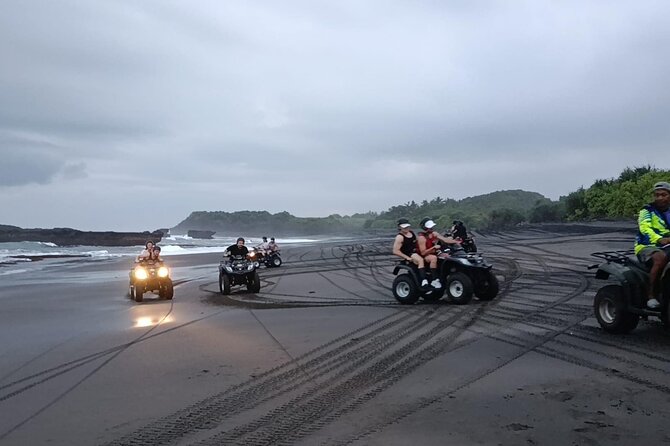Bali ATV Ride Black Sand Beach Bali Quad Sunset Included - Key Points