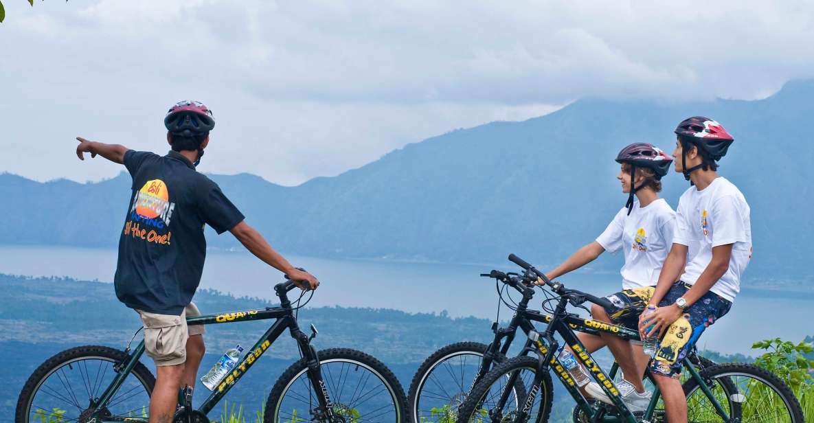 Bali: Mountain Bike Tour and River Rafting With Lunch - Key Points