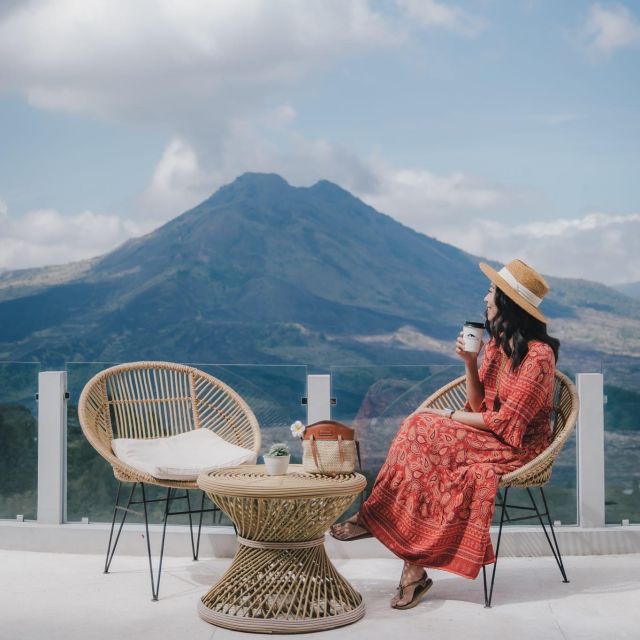 Batur: Hot Springs, Waterfall, Tirta Empul Tour With Lunch - Key Points