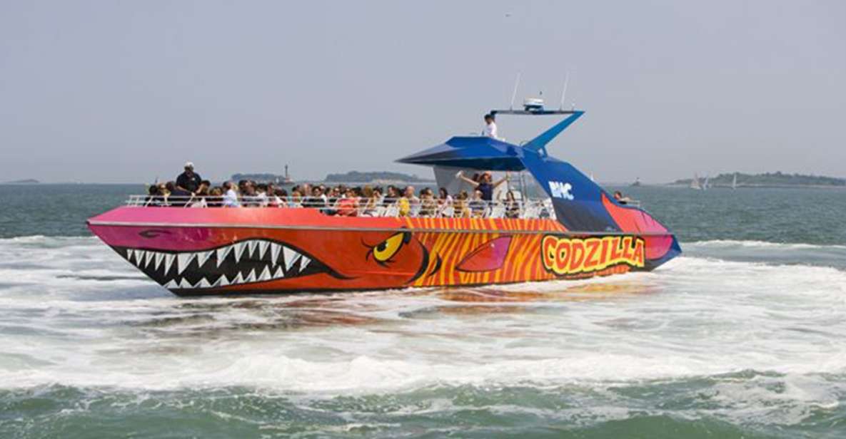 Boston: Harbor Codzilla High Speed Thrill Boat - Key Points