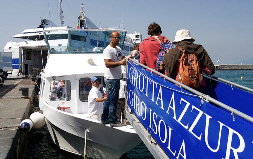 Capri: Island Sightseeing Tour With Blue Grotto Stop - Key Points