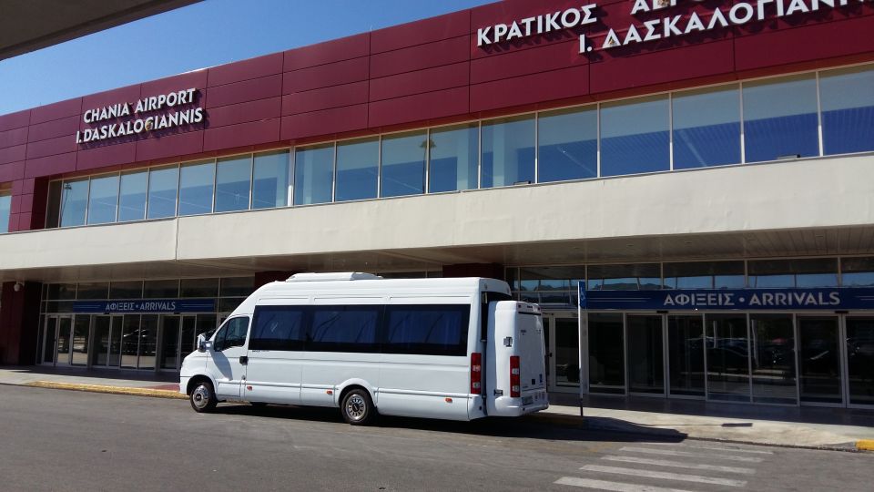 Chania Airport (Chq) To/From Chania Suburbs- Zone 1 - Key Points