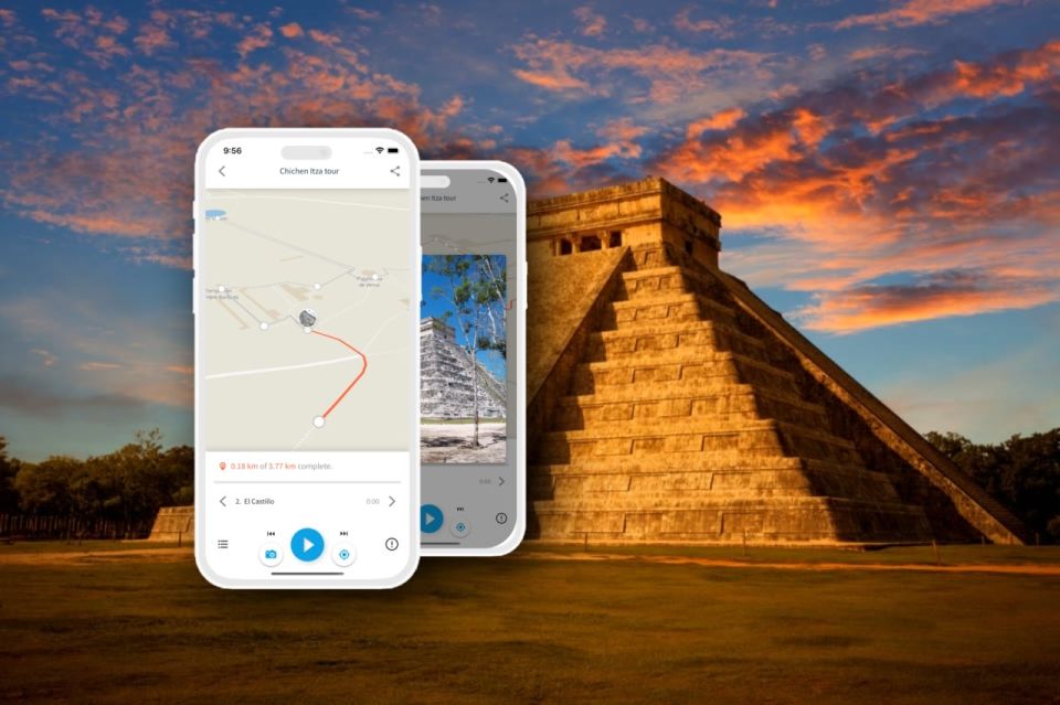 Chichen Itza Audioguide Mobile App in English - Key Points