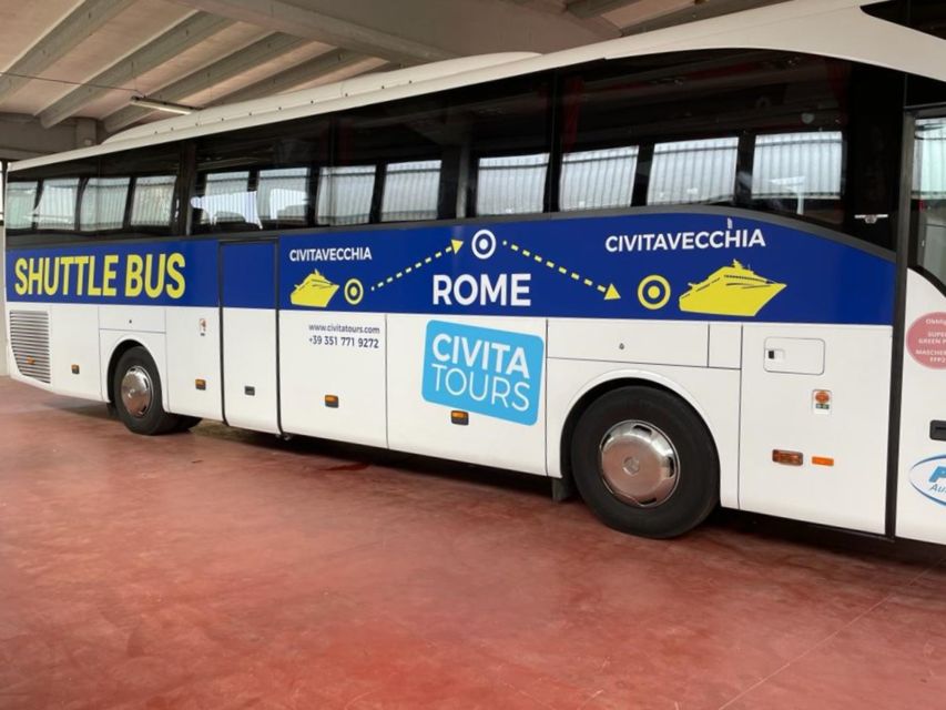 Civitavecchia: Cruise Port to Rome Termini Station Transfer - Key Points