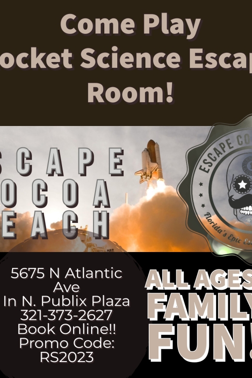 Cocoa Beach: Rocket Science Escape Room Game - Key Points