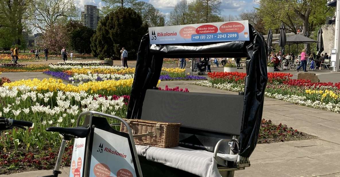 Cologne: Rickshaw Picnic and Park Tour, 2 Pers - Key Points