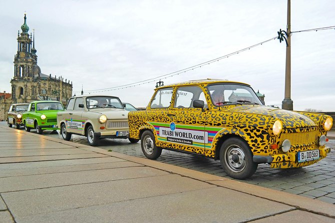 Dresden Live-Guided Self-Drive Trabi Safari City Tour 1h15min - Key Points