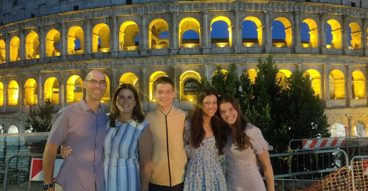 Elegant Rome by Night Tour and Dinner in a Local Restaurant - Key Points