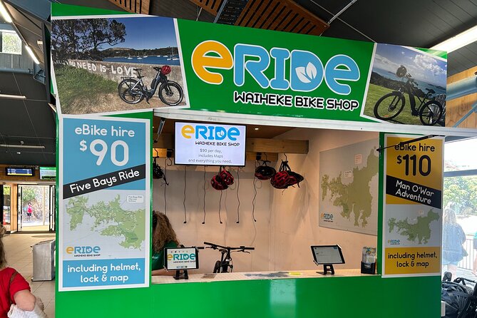 Eride Waiheke 5 Bays Ride - Key Points