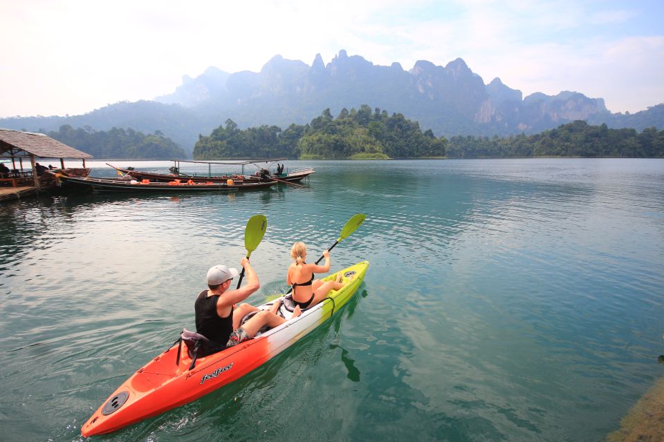 From Khao Lak/Khao Sok: Cheow Lan Lake and Emerald Pool Tour - Key Points