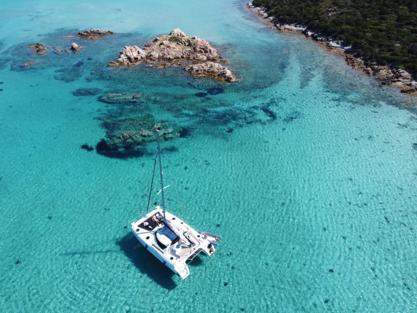 From Palau: Maddalena Archipelago Catamaran Tour With Lunch - Key Points