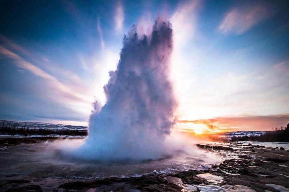 From Reykjavik: Golden Circle, Secret Lagoon by VAN & Photos - Key Points