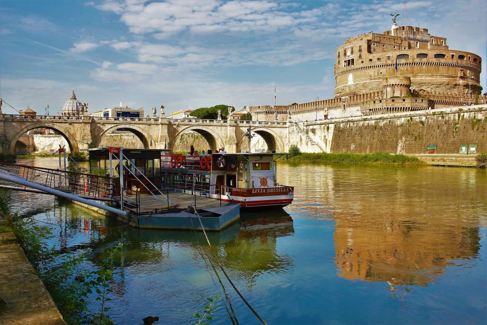 From Rome: Evening Cruise With Wine & Snacks on Tiber River - Key Points