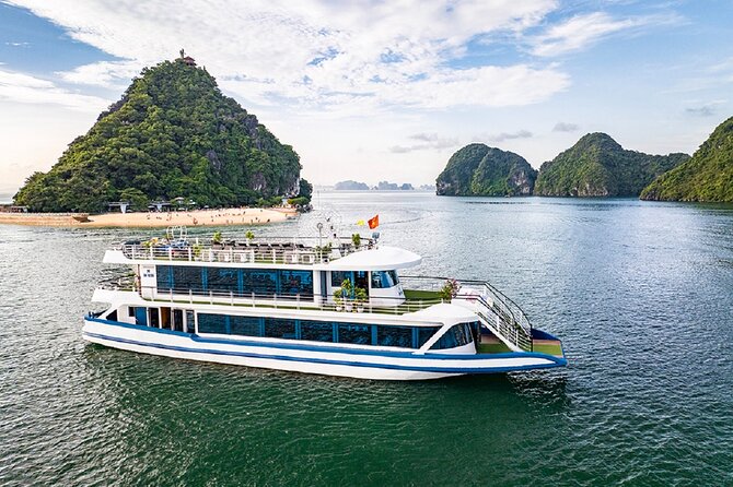 Full Day Halong Bay Luxury Limousine Bus & Buffet Lunch - Key Points