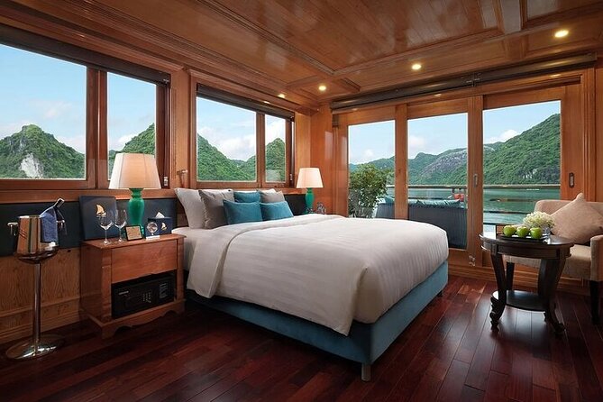 Halong Milalux 5 Star Cruise 2 Days 1 Night, All Inclusive, Transfer - Key Points