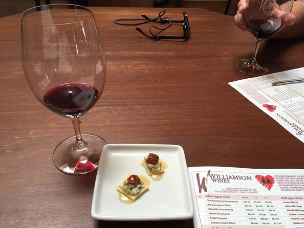 Icon Wine & Food Pairing at Williamson Wines in Healdsburg - Key Points