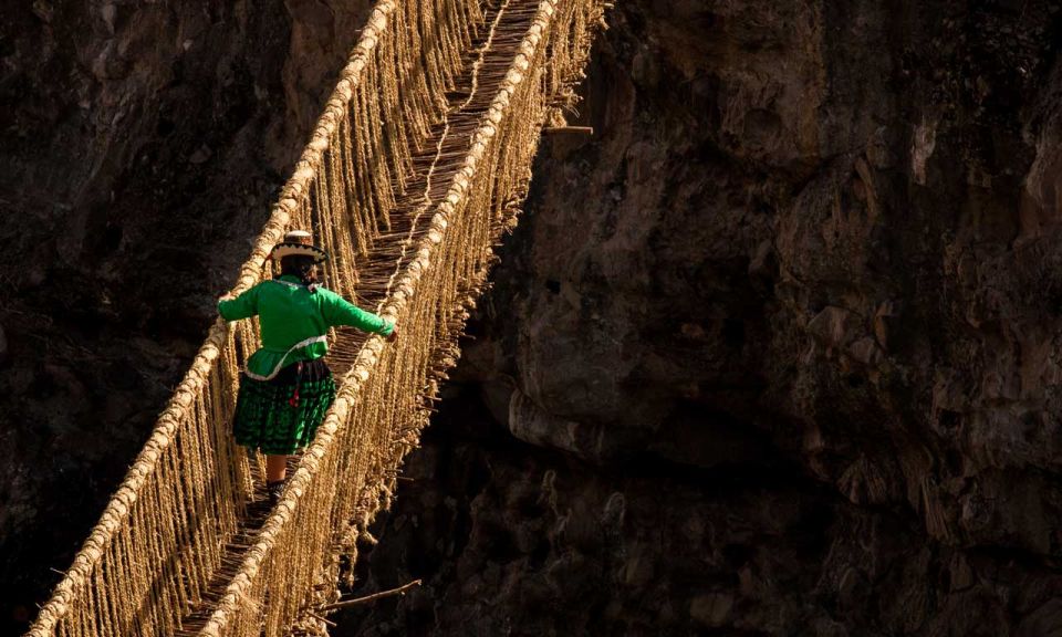 Inca Bridge Qeswachaka the Last Surviving Inca Bridge 1 Day - Key Points