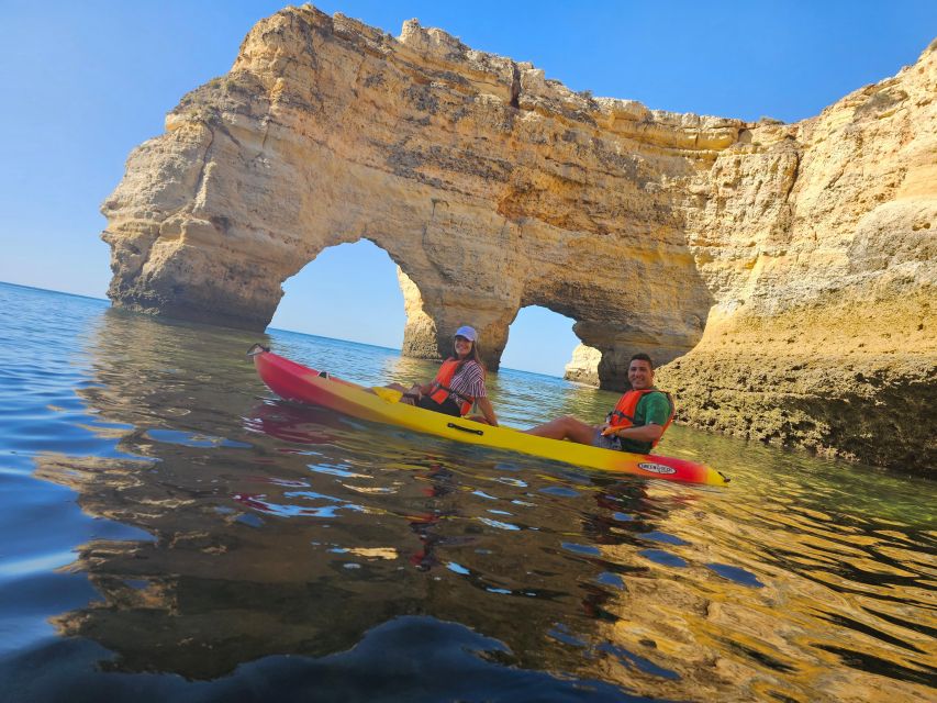 Lagoa: Benagil Cave and Marinha Beach Guided Kayaking Tour - Key Points