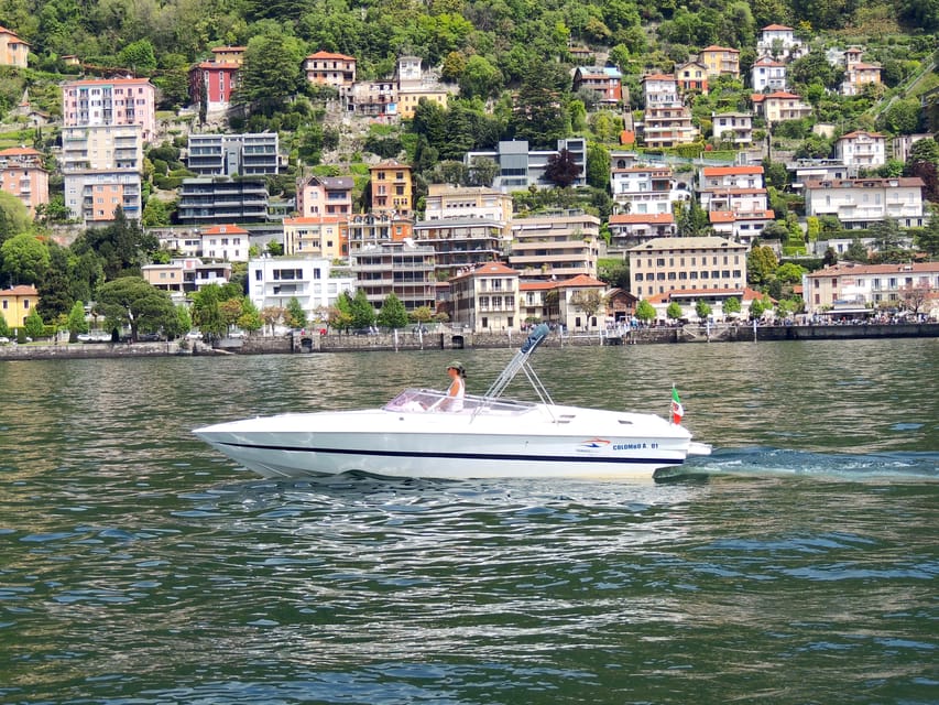 Lake Como: 3h Exclusive Private Boat Tour- Villas & Bellagio