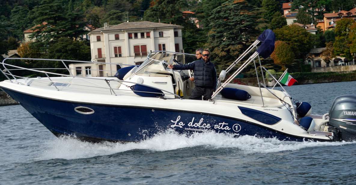 Lake Como: La Dolce Vita Private Tour 2 Hours Eolo Boat - Key Points