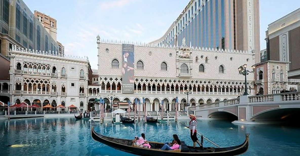 Las Vegas: Entry to Madame Tussauds With a Gondola Cruise - Key Points