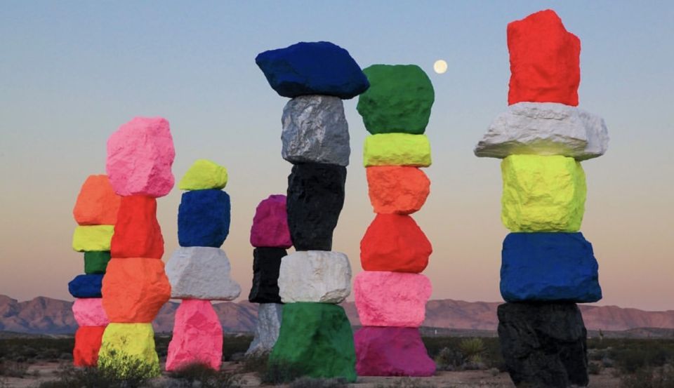 Las Vegas: Private 7 Magic Mountains and Vegas Sign Car Trip - Key Points