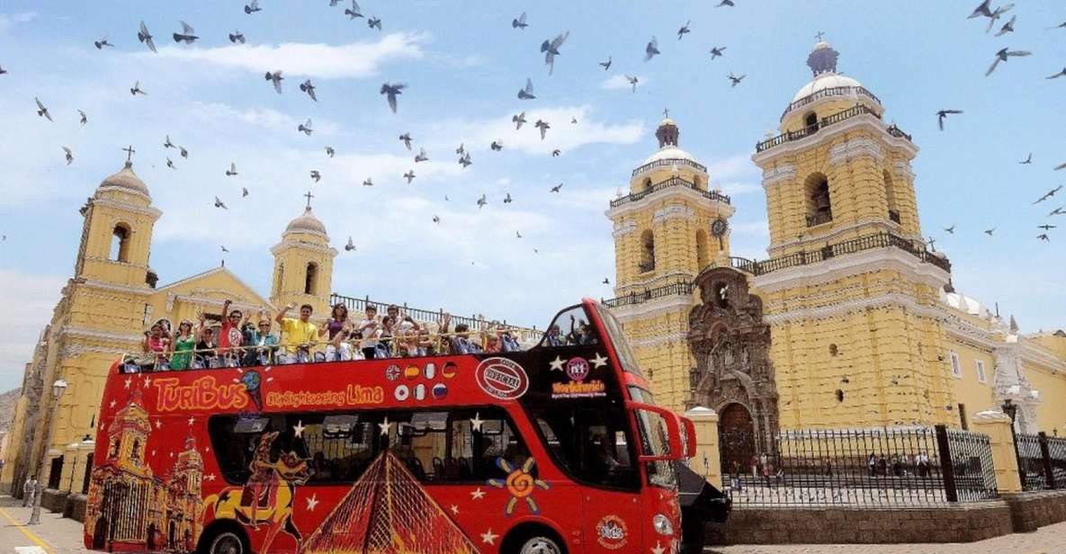 Lima: Panoramic Sightseeing Bus, Walking, and Catacombs Tour - Key Points