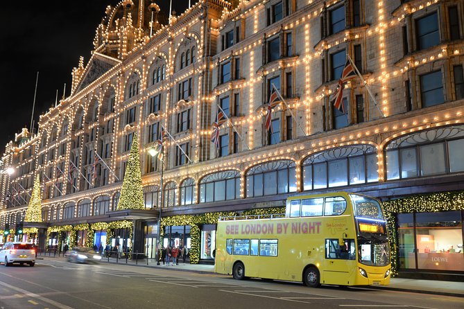 London by Night Sightseeing Tour – Open Top Bus